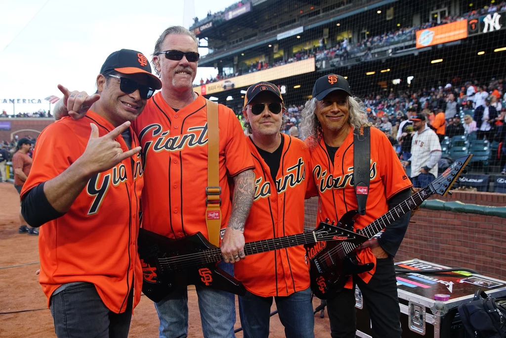 Muzycy grupy Metallica zagrali na stadionie San Francisco Giants