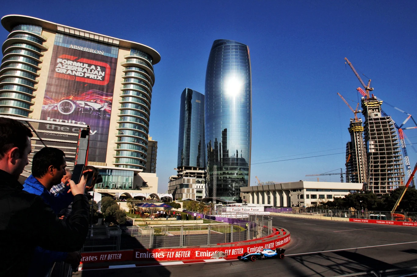 ROKiT Williams Racing F1 w Azerbejdżanie. Zdjęcia
