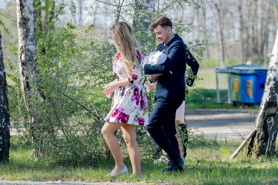 Daniel i Ewelina z córką Laurą Daniel i Ewelina z córką Laurą