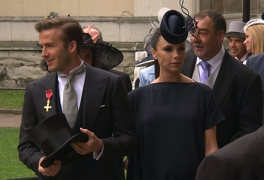 David i Victoria Beckhamie byli wśród gości weselnych David i Victoria Beckhamie byli wśród gości weselnych