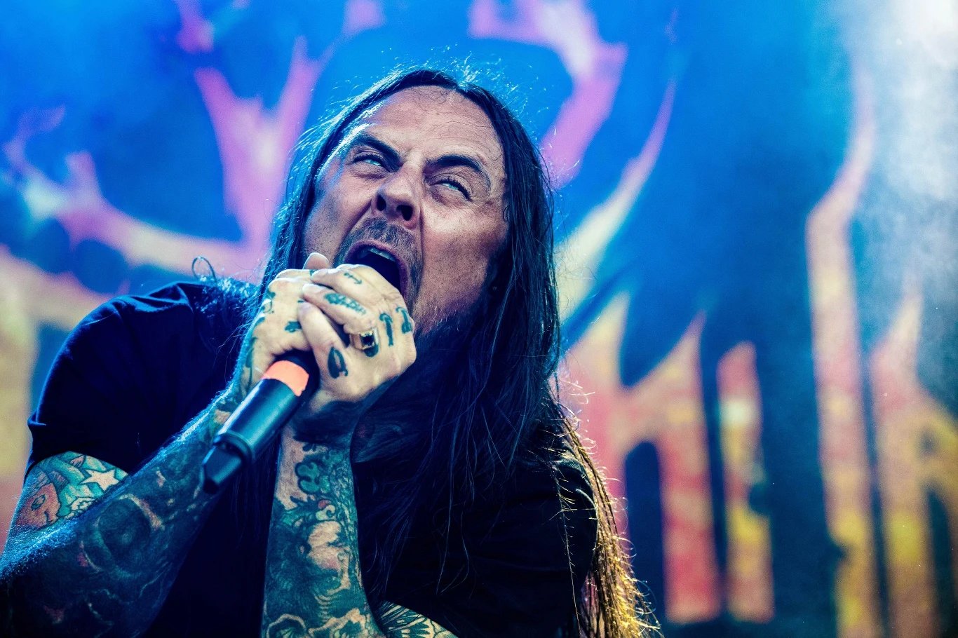 CJ McMahon (Thy Art Is Murder) w akcji CJ McMahon (Thy Art Is Murder) w akcji