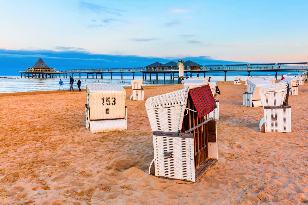 Plażowanie w wiklinowych koszach to obowiązkowy punkt programu w Heringsdorf