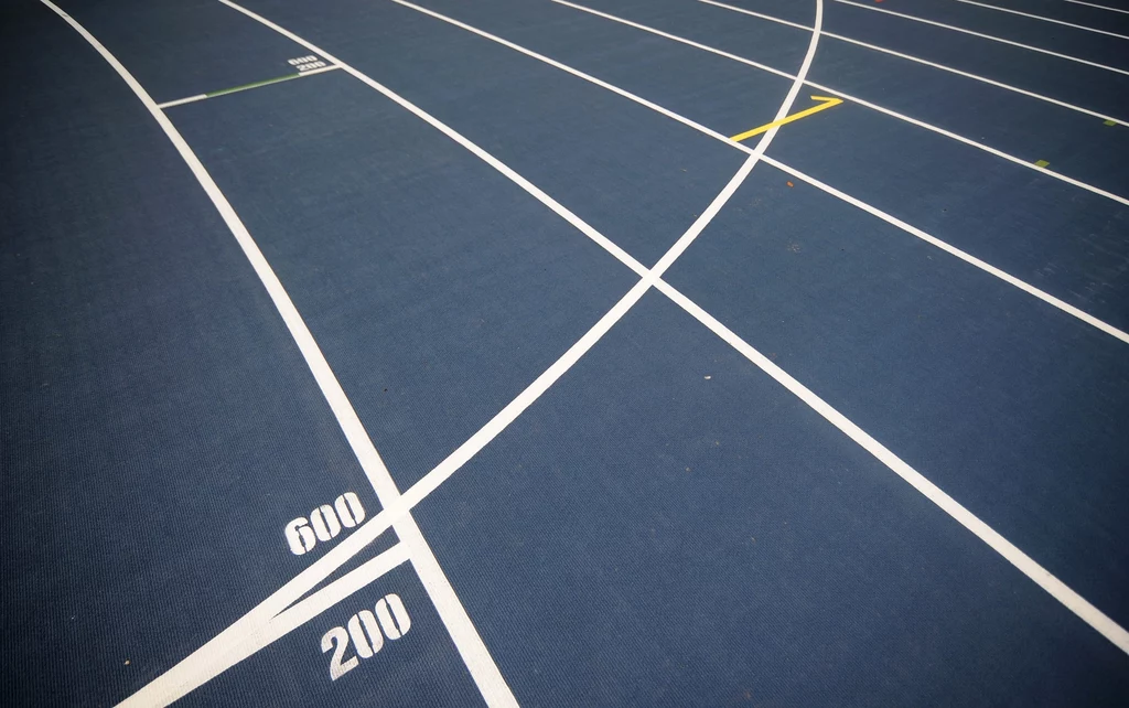 Bieżnia stadionu lekkoatletycznego Bieżnia stadionu lekkoatletycznego