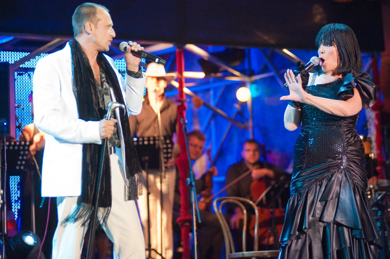 Izabela Skrybant-Dziewiątkowska z Pawłem Kukizem - 2010 r.