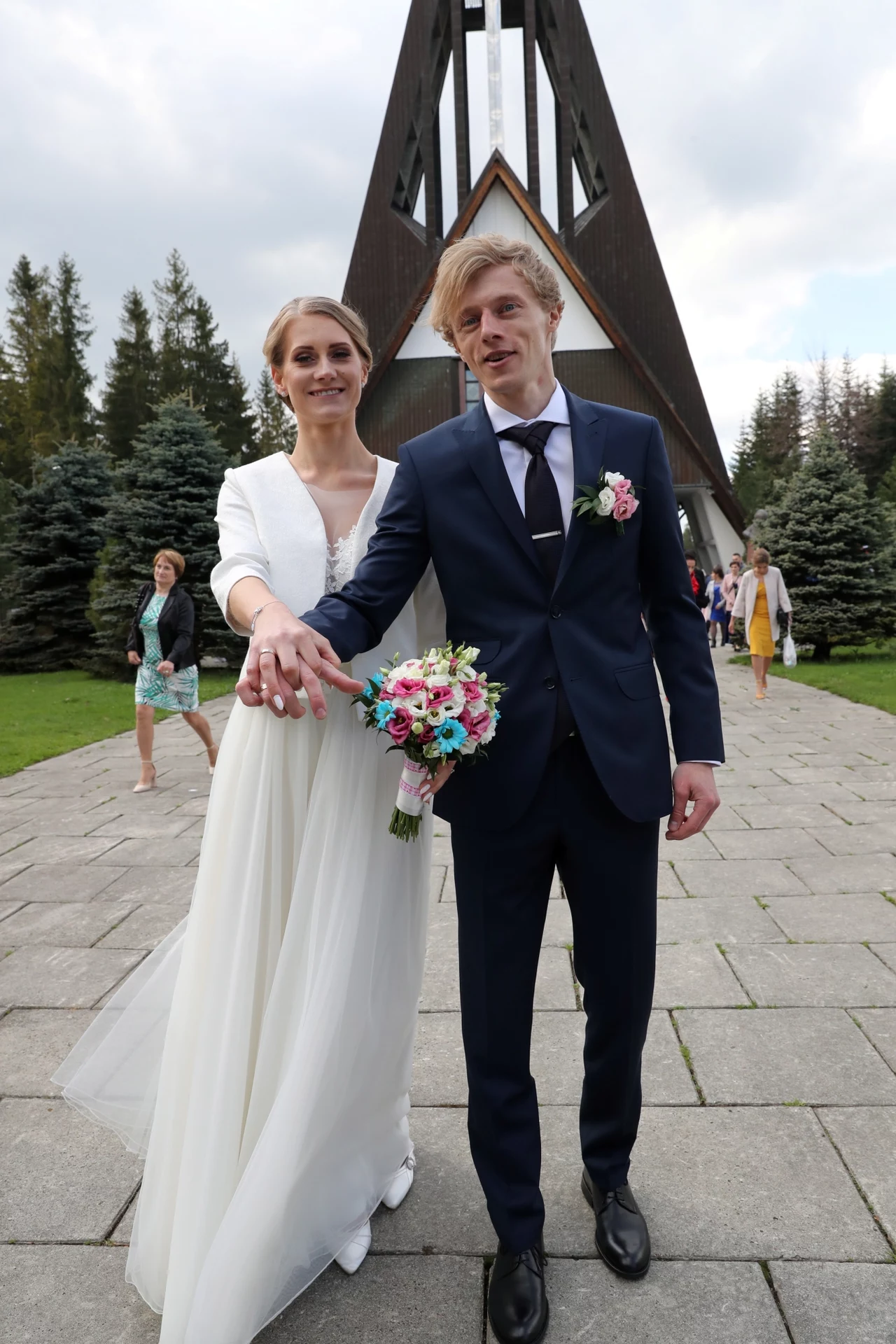 Ślub Dawida Kubackiego i Marty Majcher Ślub Dawida Kubackiego i Marty Majcher