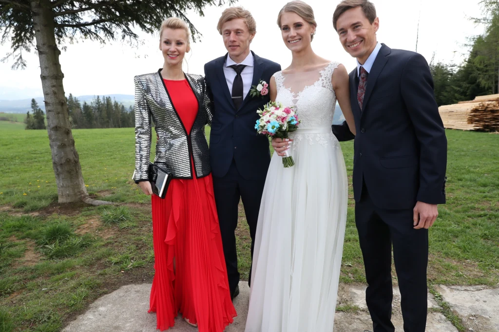Ewa Stoch, Dawid Kubacki, Marta Majcher, Kamil Stoch