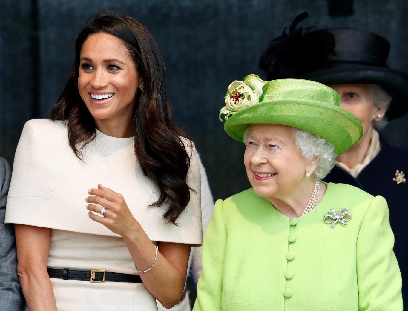 Meghan Markle i królowa Elżbieta II Meghan Markle i królowa Elżbieta II