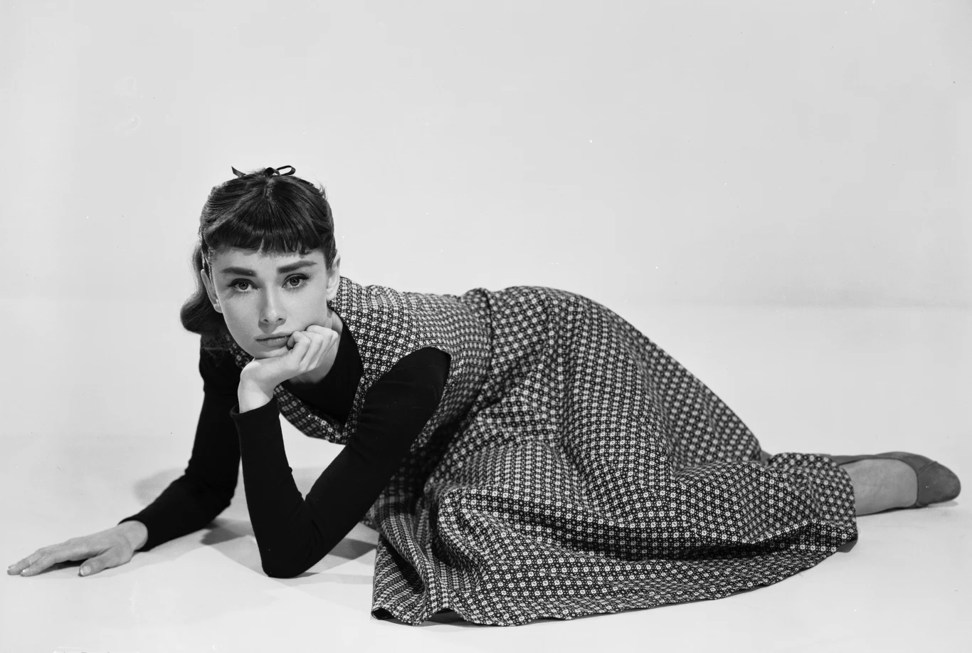 Audrey Hepburn na planie "Sabriny"