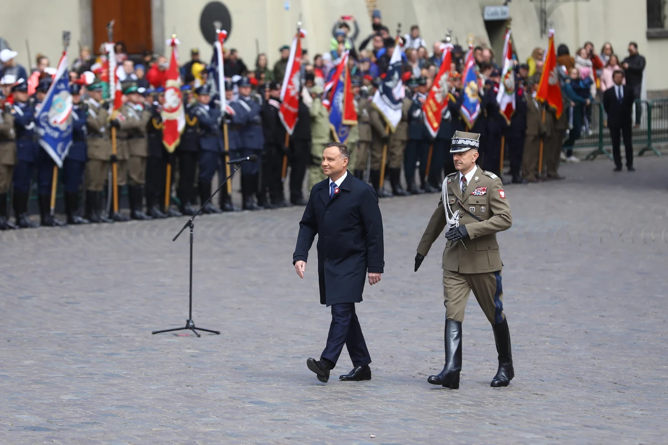 Uroczystości na Placu Zamkowym w Warszawie