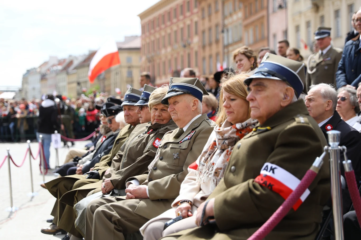 Uroczystości na Placu Zamkowym w Warszawie