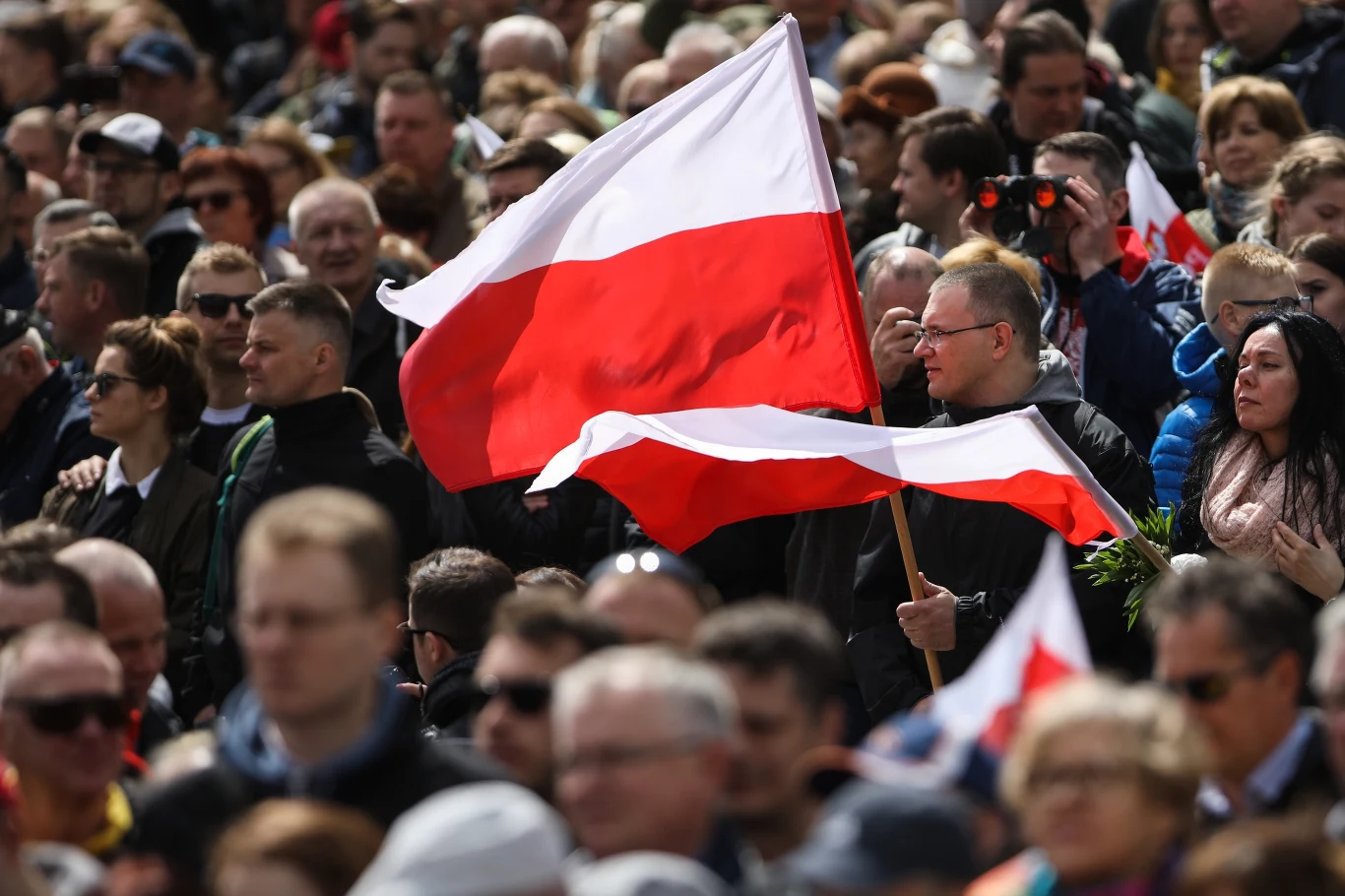 Uroczystości na Placu Zamkowym w Warszawie