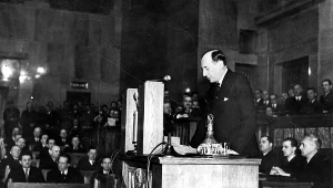 Posiedzenie Sejmu w 1939 roku - expose ministra spraw zagranicznych Józefa Becka na zerwanie przez Niemcy paktu o nieagresji z Polską