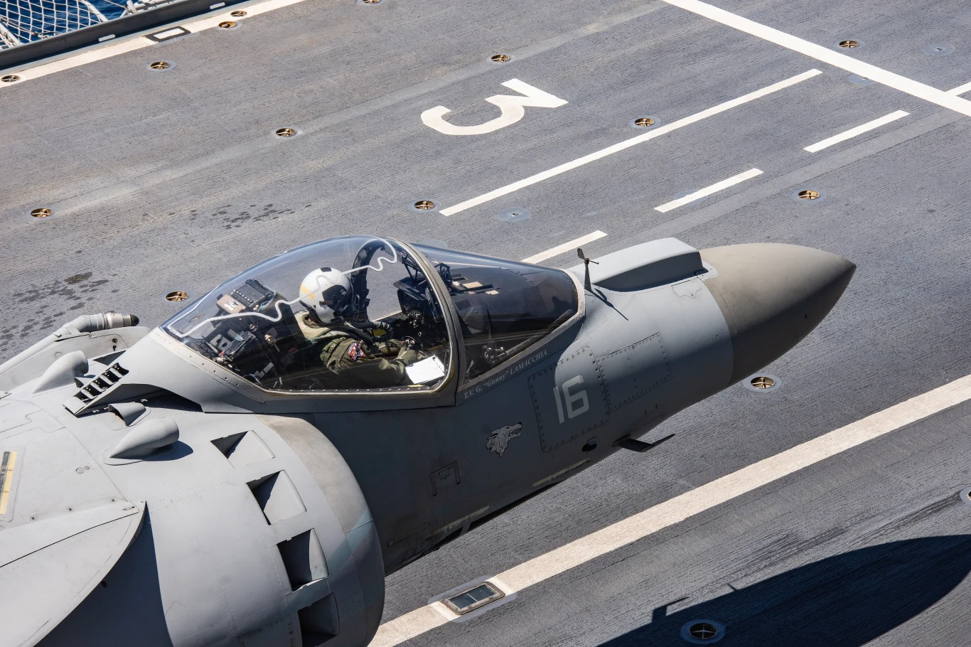 Harrier przed startem
