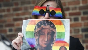 Protest w obronie Elżbiety Podleśnej w Krakowie