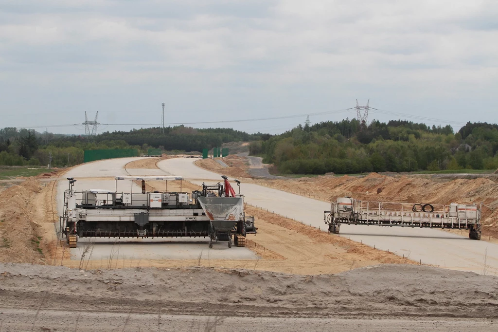 Porzucona budowa A1 koło Częstochowy