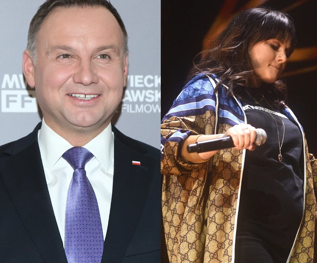 Andrzej Duda i Ewa Farna