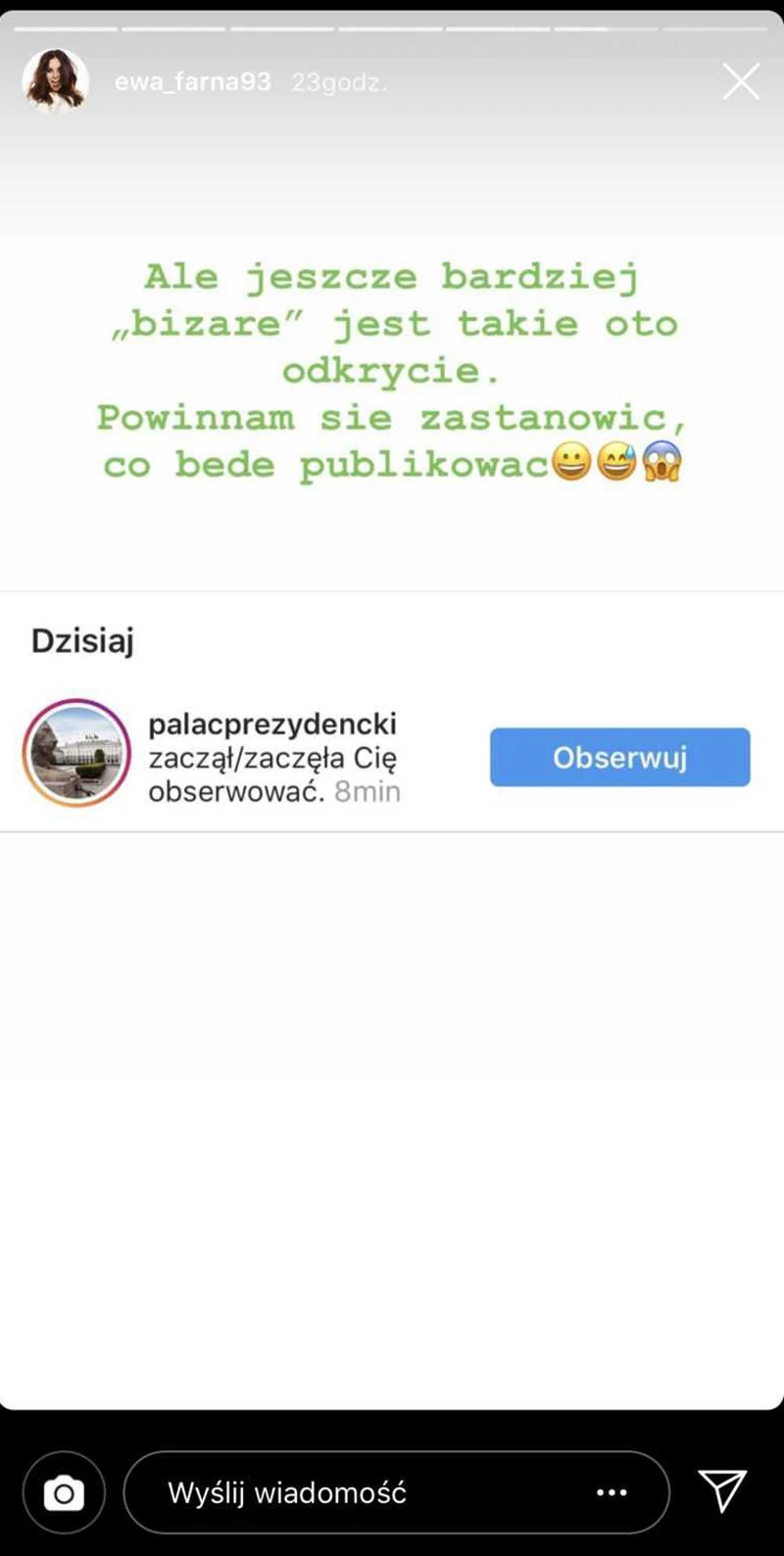 Ewa Farna nie kryła zaskoczenia! 