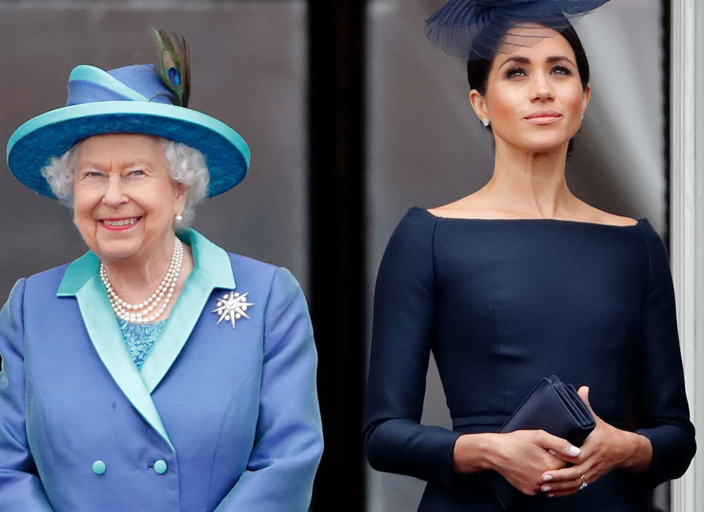 Królowa Elżbieta II i Meghan Markle
