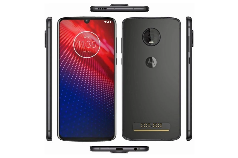 Motorola Moto Z4 - render prasowy / fot. PhoneArena Motorola Moto Z4 - render prasowy / fot. PhoneArena