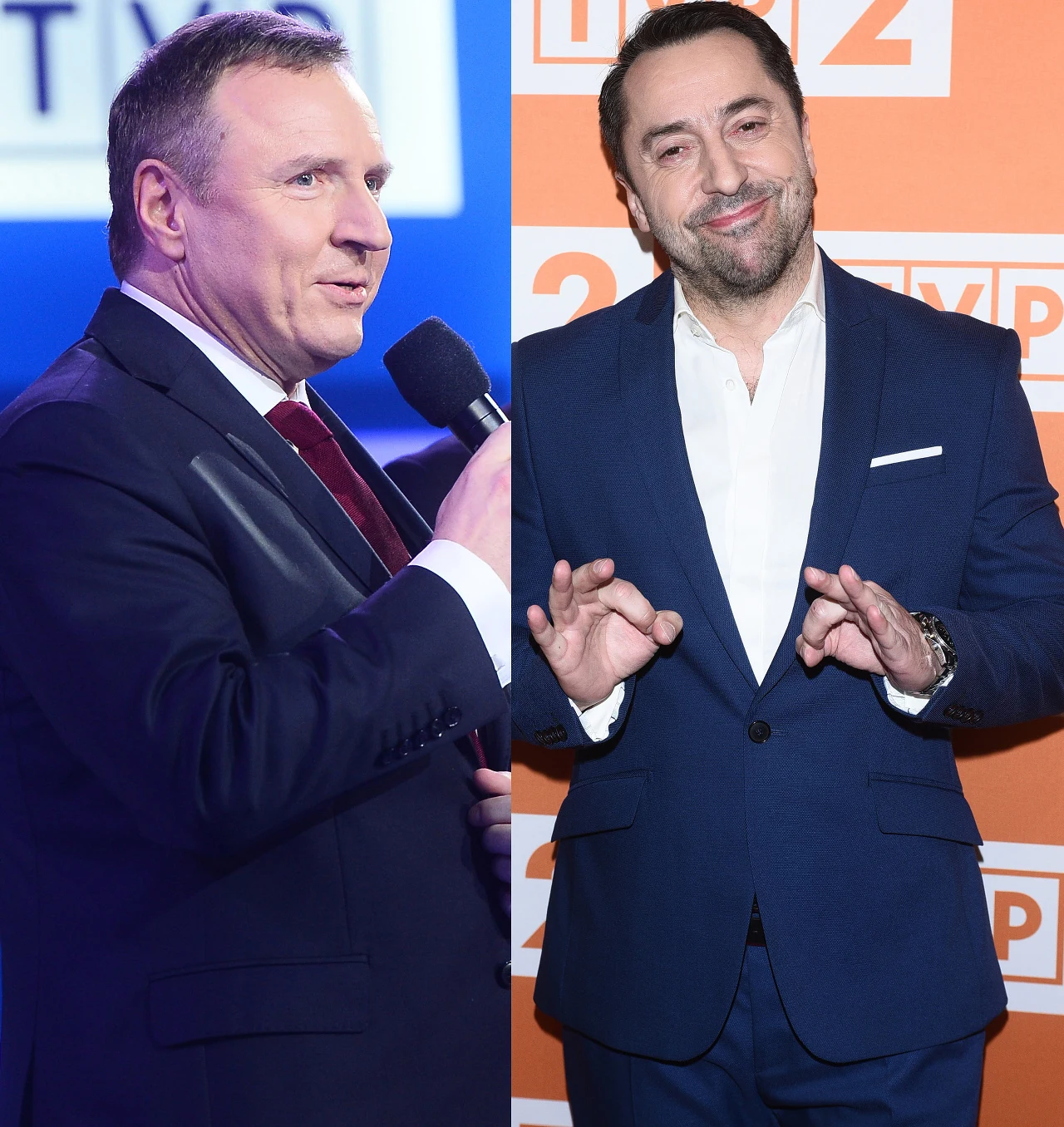 Jacek Kurski, Marcin Miller, fot. Jarosław Antoniak
