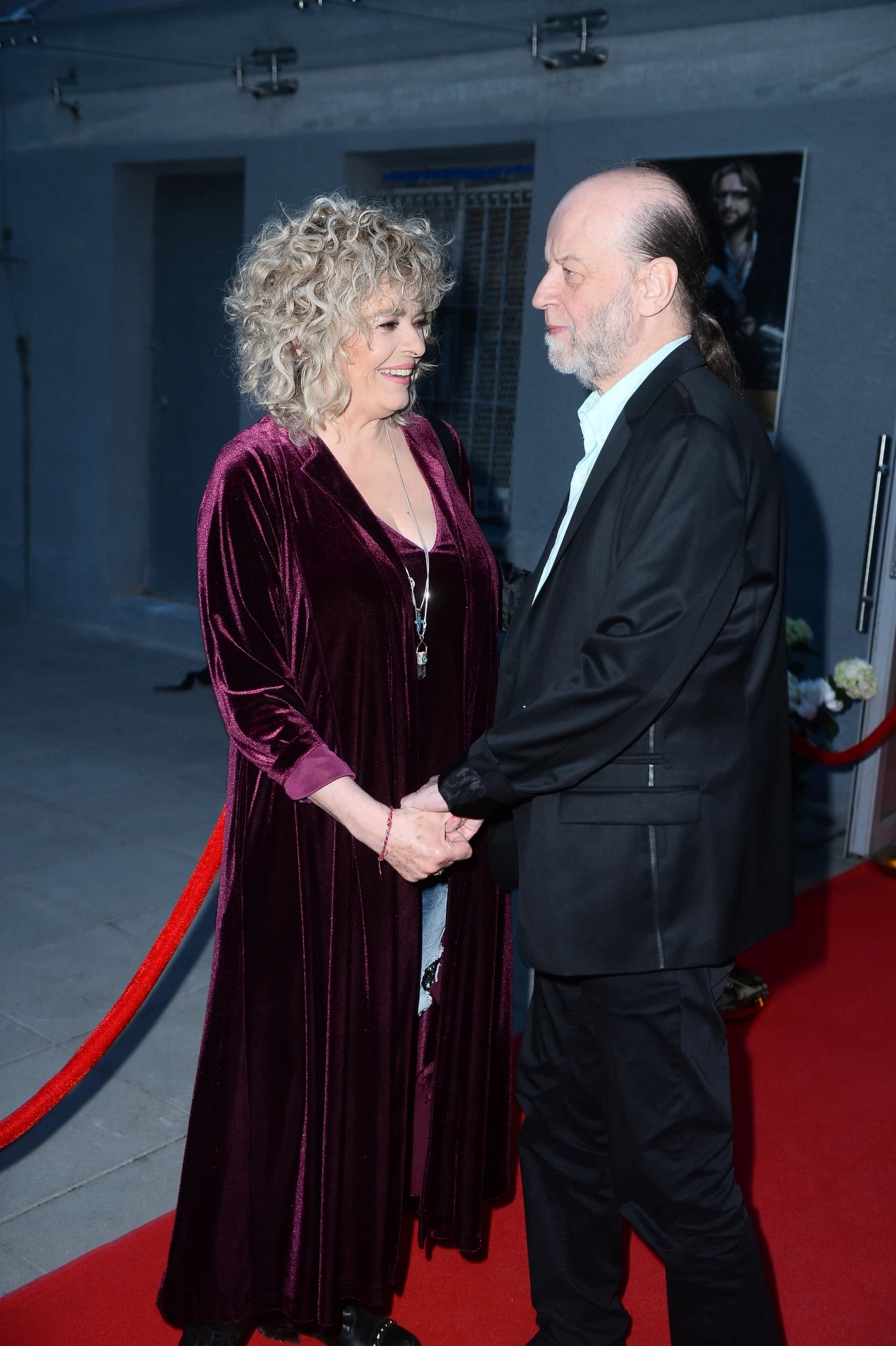 Katarzyna Grochola z mężem