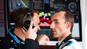 Robert Kubica podczas rywalizacji w Barcelonie
