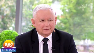 Prezes PiS Jarosław Kaczyński "zaliczył" swoją pierwszą wizytę w śniadaniówce; pytanienasniadanie.tvp.pl