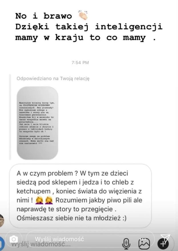 Martyna przesadziła Martyna przesadziła