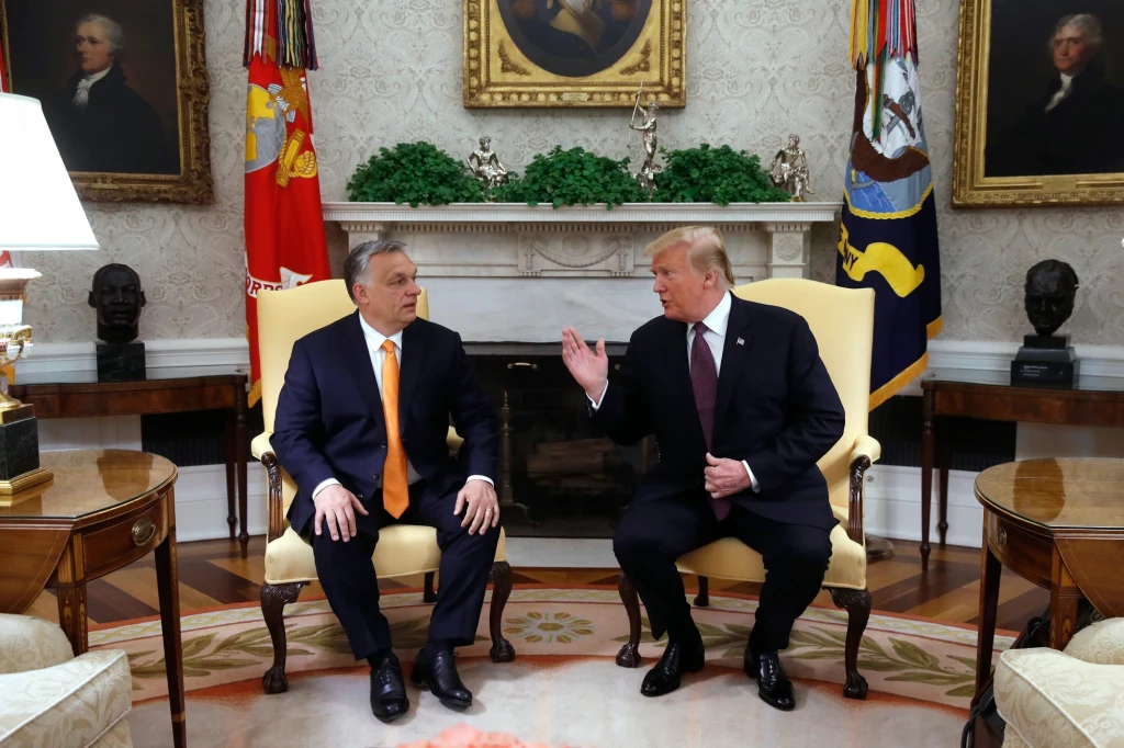 Spotkanie Trump-Orban trwało tylko 20 minut Spotkanie Trump-Orban trwało tylko 20 minut