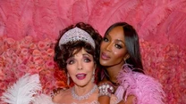 Aktorka Joan Collins i modelka  Naomi Campbell