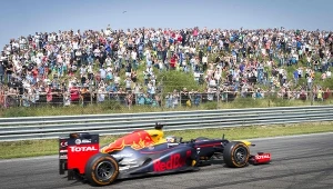 Max Verstappen na torze w Zandvoort
