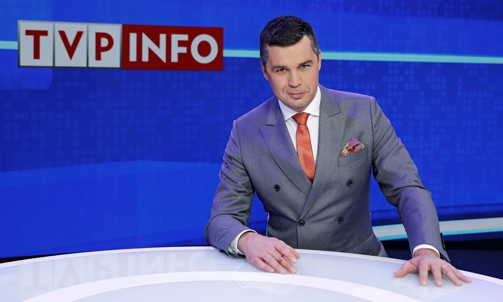 Michał Rachoń pracuje w TVP od 2016 roku Michał Rachoń pracuje w TVP od 2016 roku