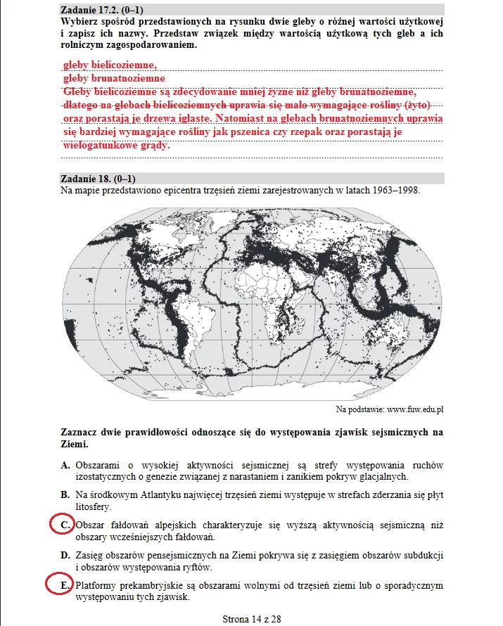 Matura 2019: Geografia poziom rozszerzony Matura 2019: Geografia poziom rozszerzony