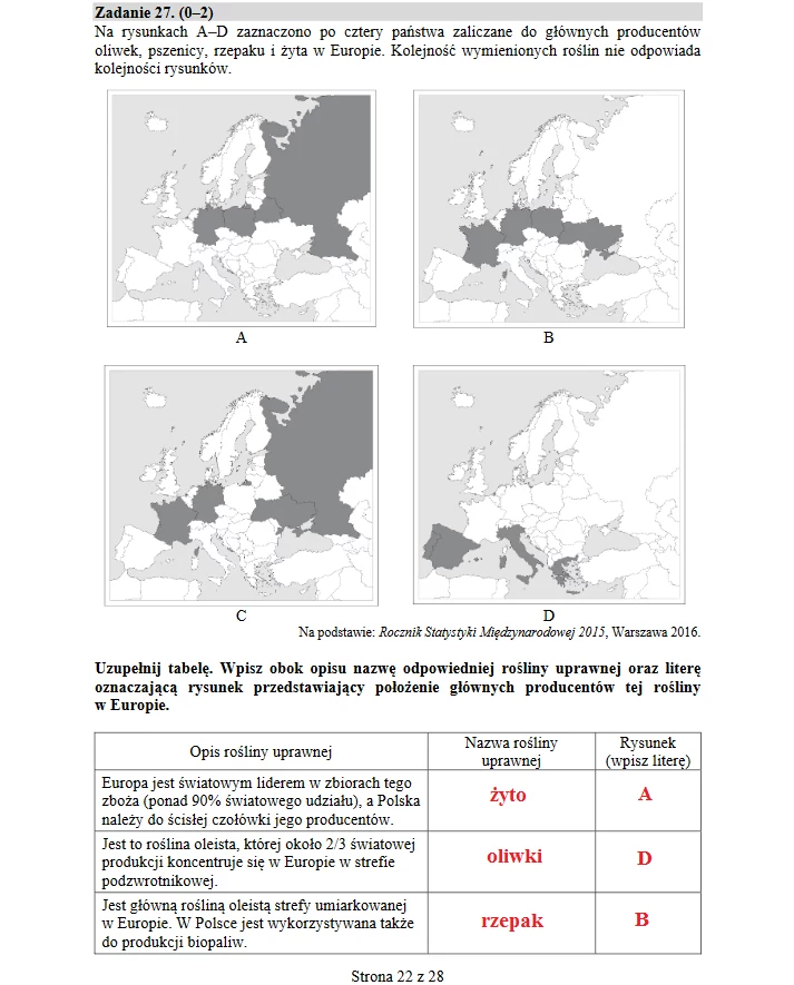 Matura 2019: Geografia poziom rozszerzony Matura 2019: Geografia poziom rozszerzony