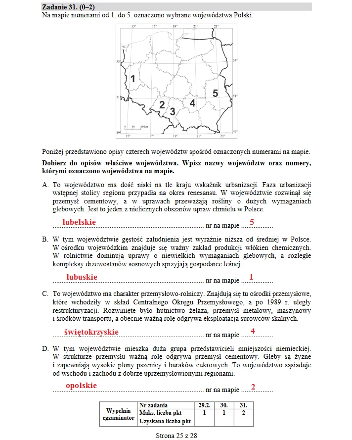 Matura 2019: Geografia poziom rozszerzony Matura 2019: Geografia poziom rozszerzony
