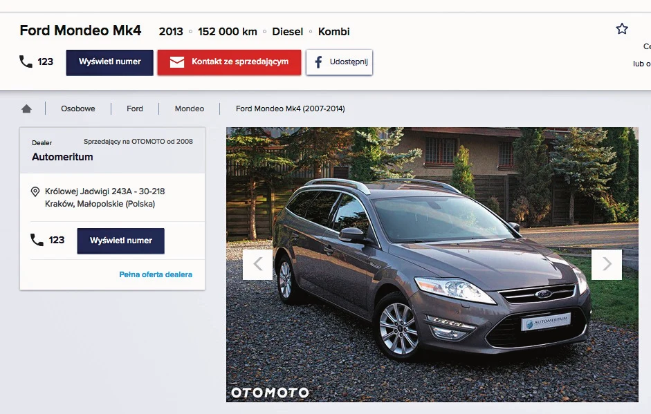 Rozpiętość cen samochodów w serwisach ogłoszeniowych jest bardzo duża.