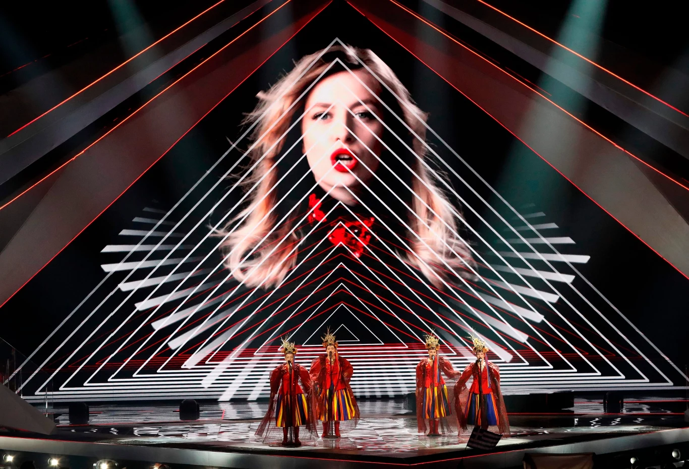Tulia podczas półfinału Eurowizji 2019 Tulia podczas półfinału Eurowizji 2019
