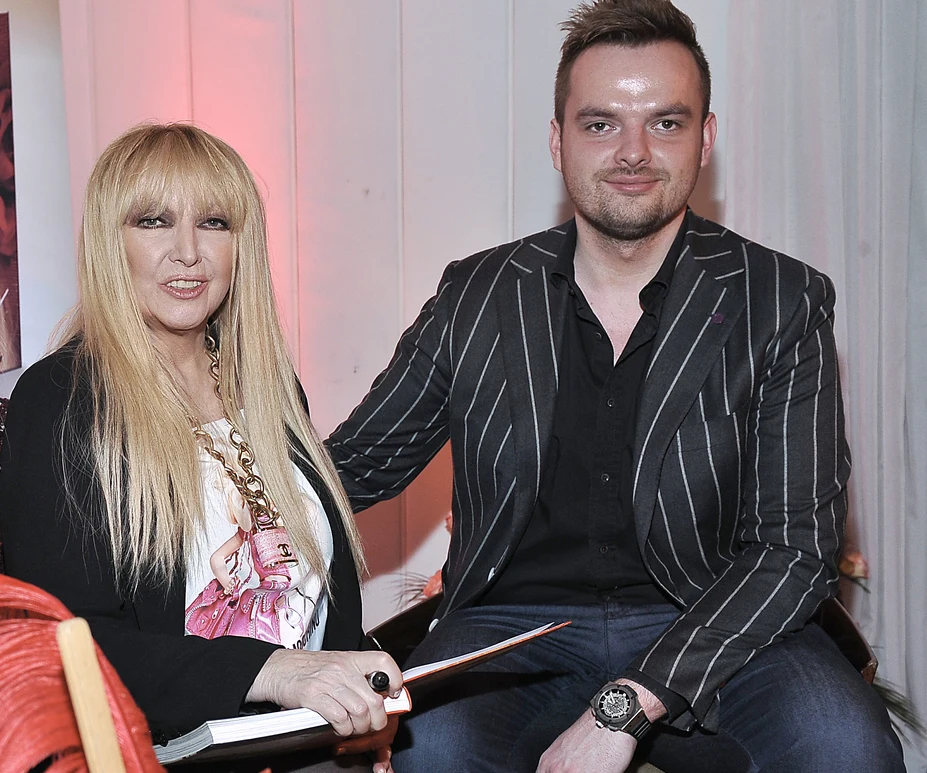 Maryla Rodowicz i syn Jędrek