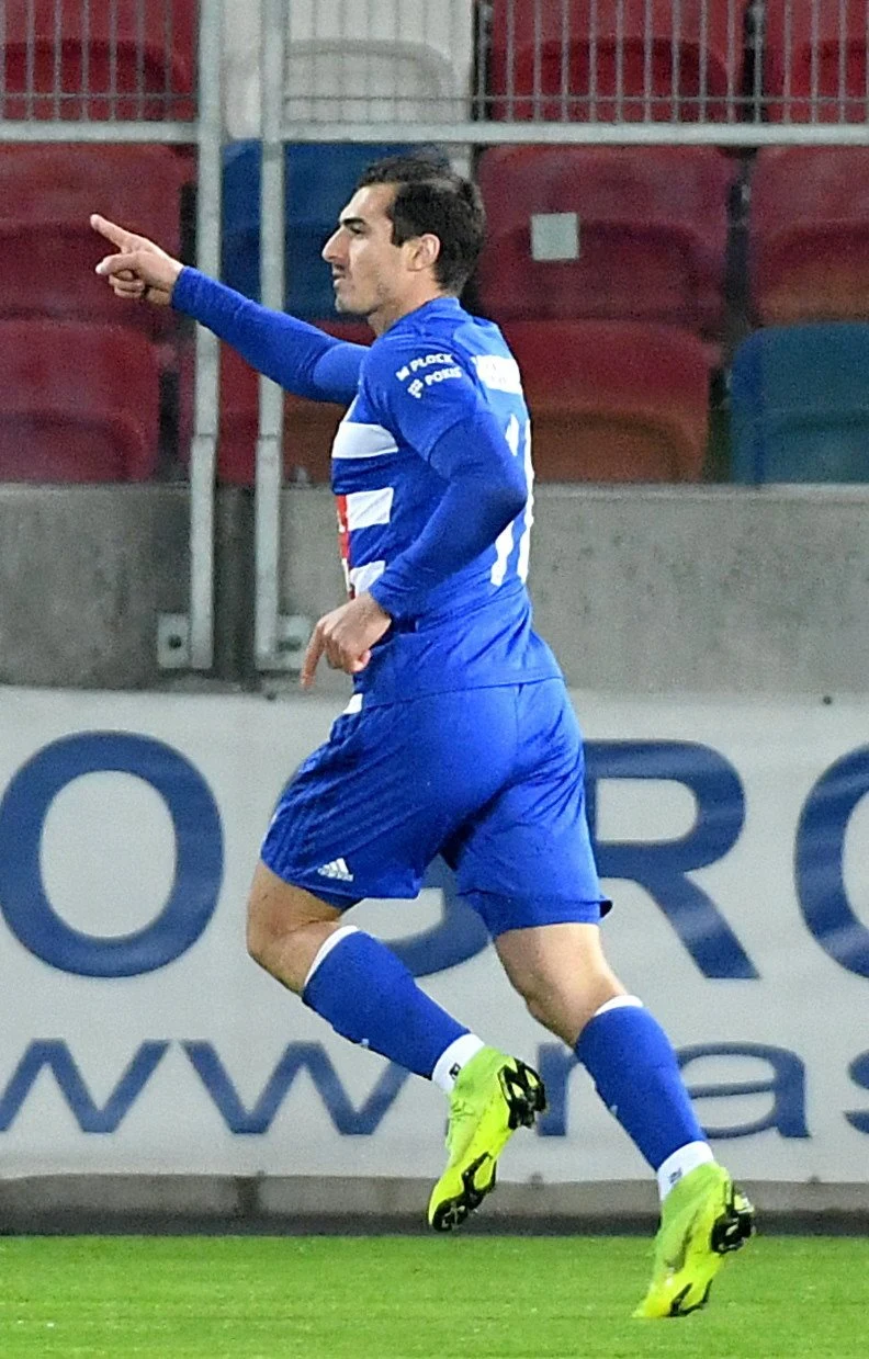 Piłkarz Wisły Płock Giorgi Merebaszwili 