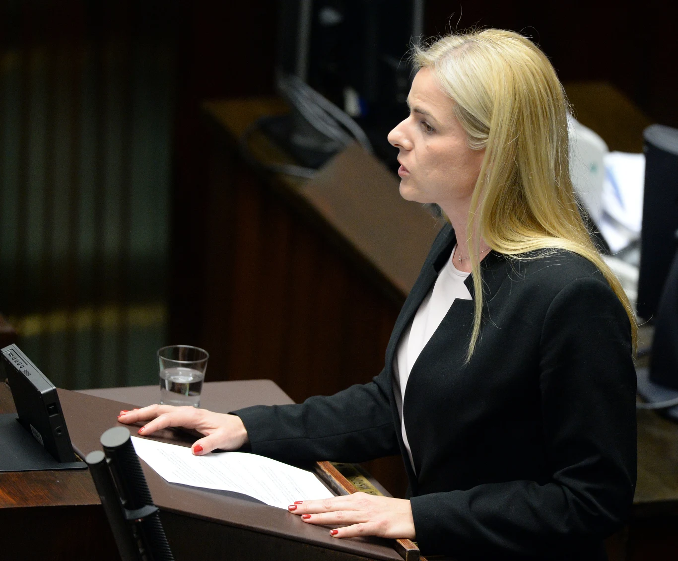 Joanna Schmidt w Sejmie Joanna Schmidt w Sejmie