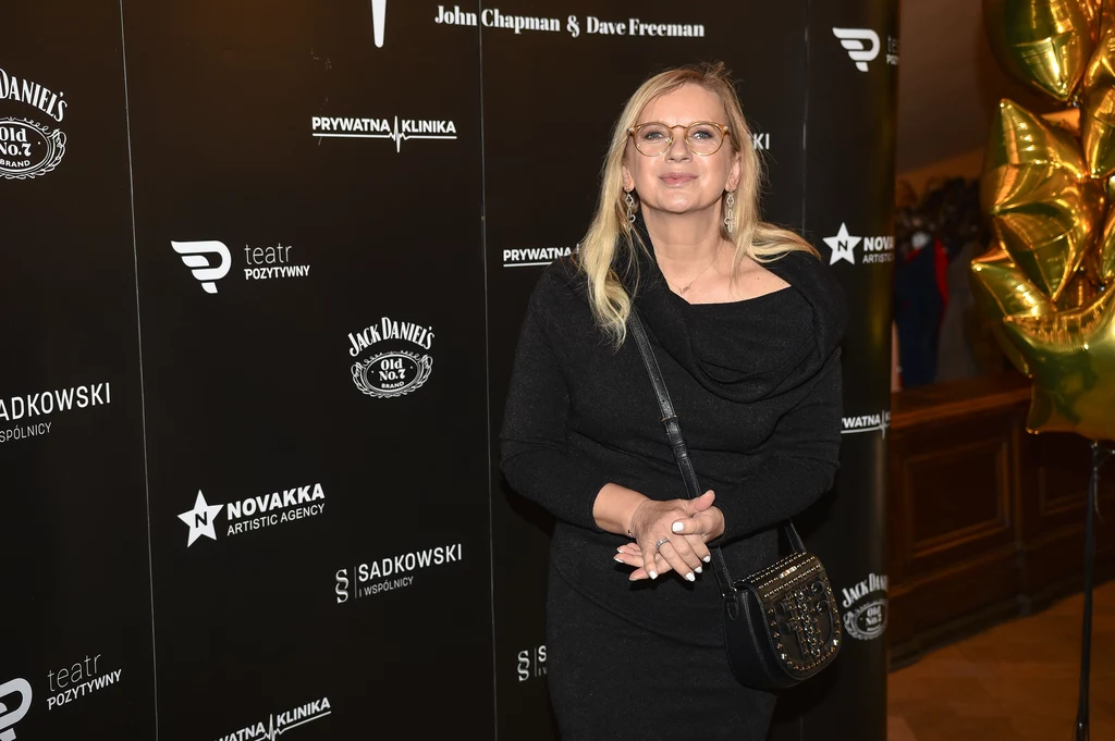 Marzena Rogalska na premierze sztuki Prywatna Klinika