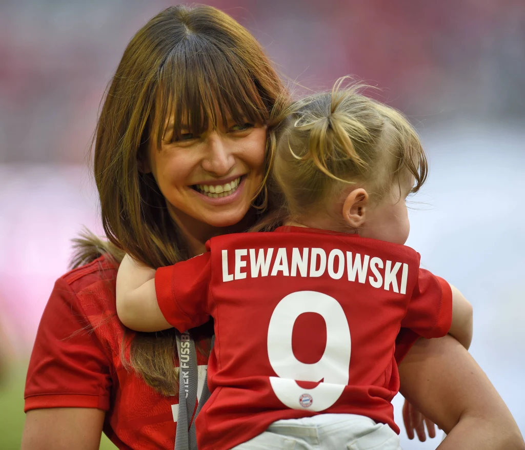 Anna Lewandowska z Klarą