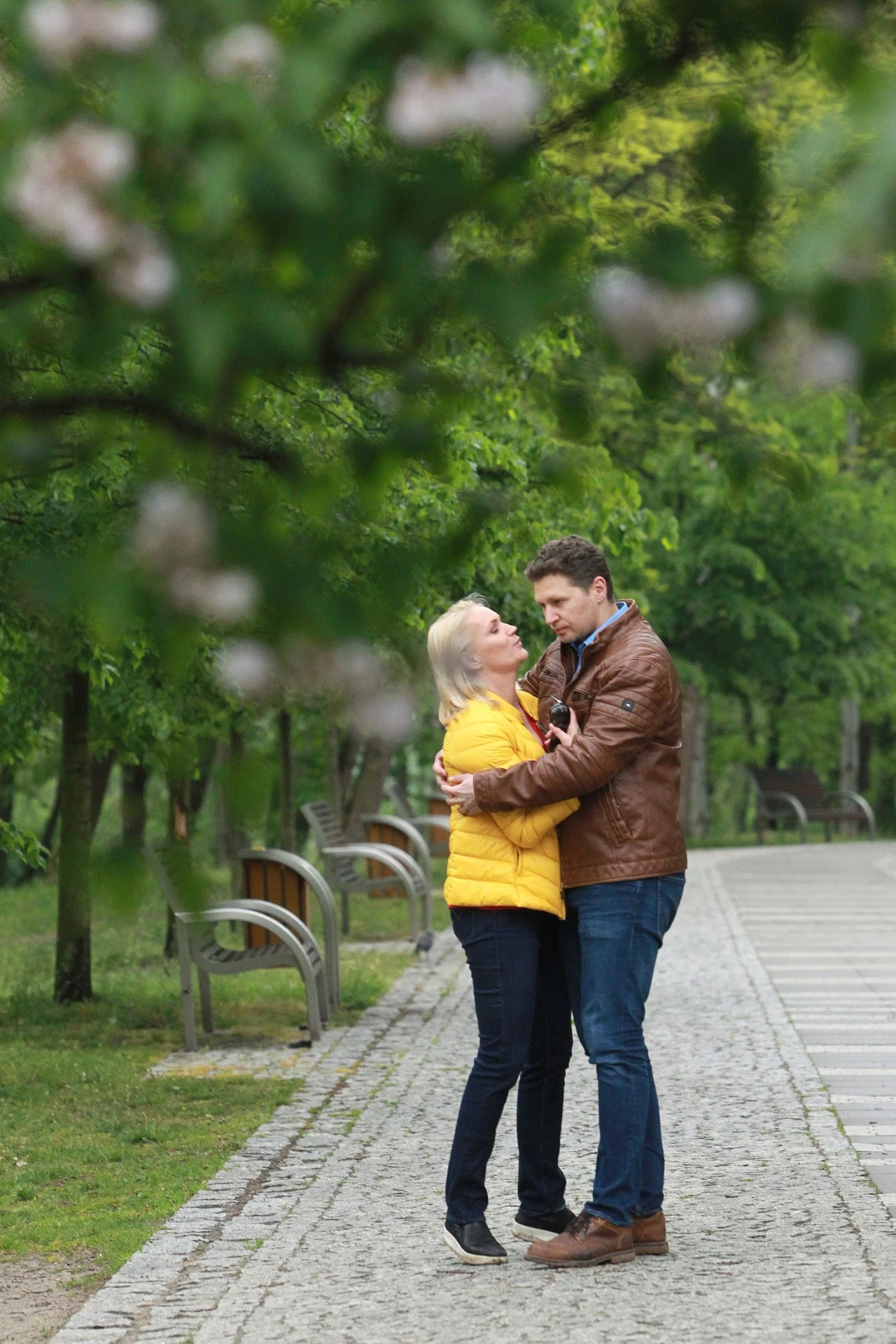 Dominika Figurska z mężem