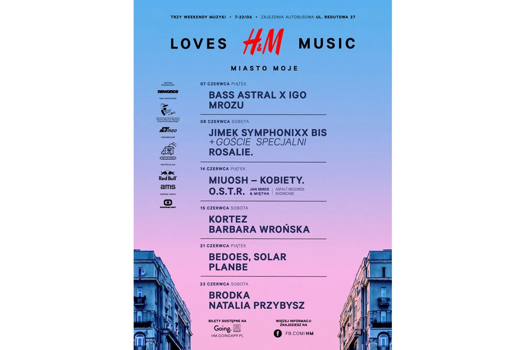 Zapraszamy na festiwal H&M Loves Music: Moje Miasto