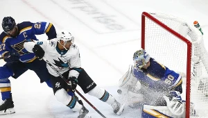 Bramkarz St. Louis Blues Jordan Binnington