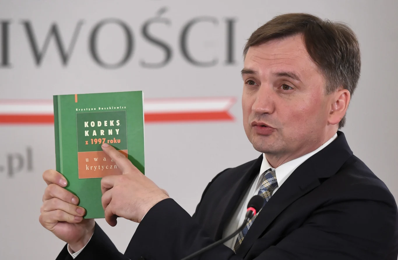 Minister sprawiedliwości Zbigniew Ziobro Minister sprawiedliwości Zbigniew Ziobro