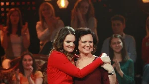 Jolanta Fajkowska z córką Marią Niklińską w programie "Jaka to melodia?"