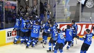 Radość fińskich hokeistów