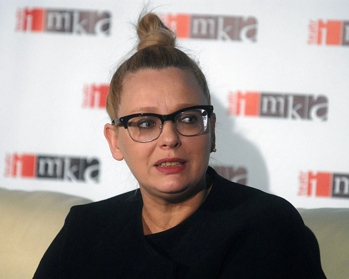 Katarzyna Nosowska. Konferencja prasowa. Warszawa Katarzyna Nosowska. Konferencja prasowa. Warszawa