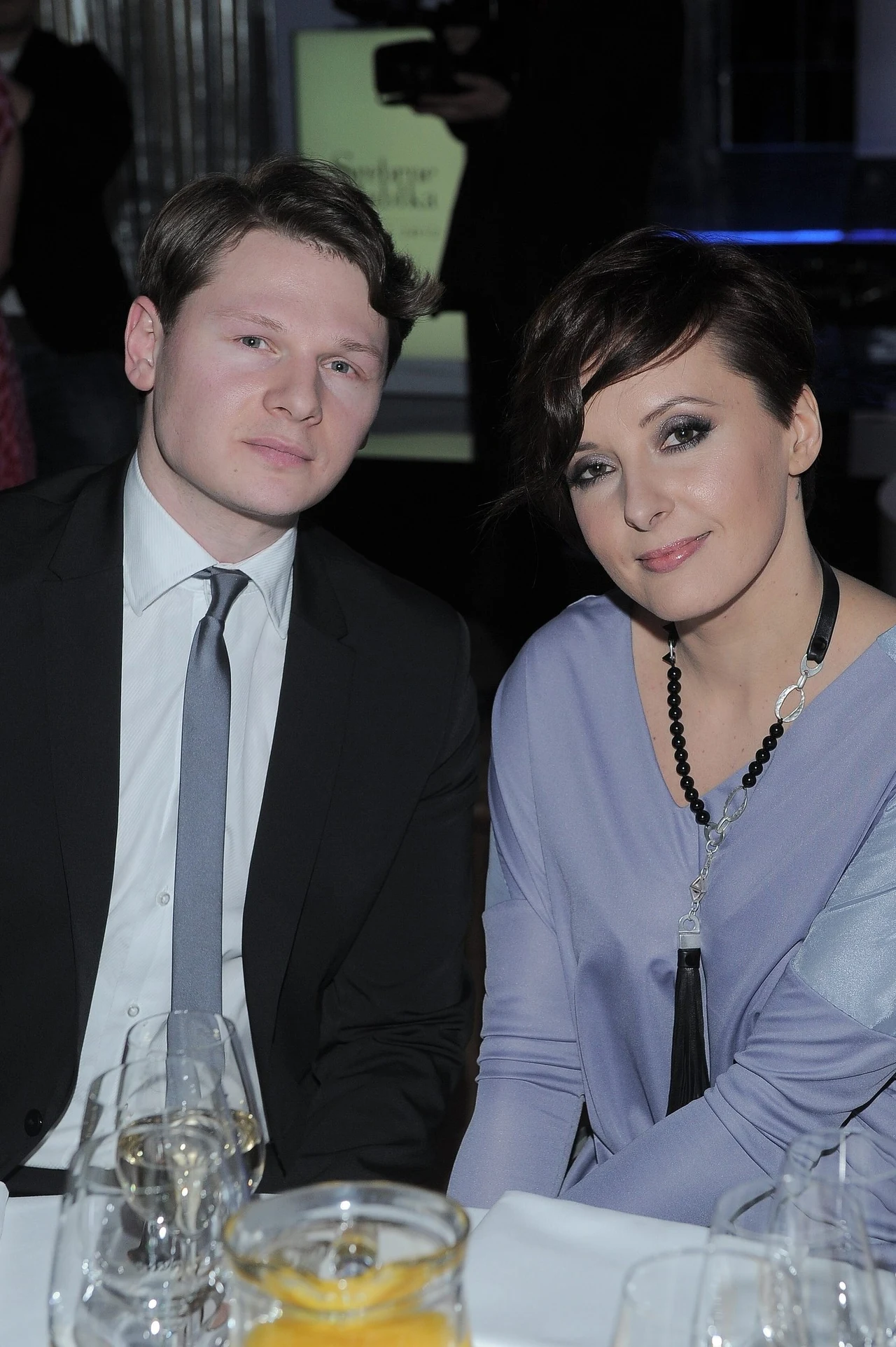 Monika Kuszyńska z mężem Monika Kuszyńska z mężem